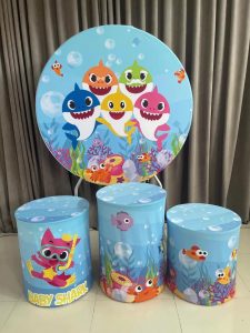 baby shark backdrop hire sydney