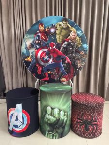 marvel superhero backdrop hire sydney