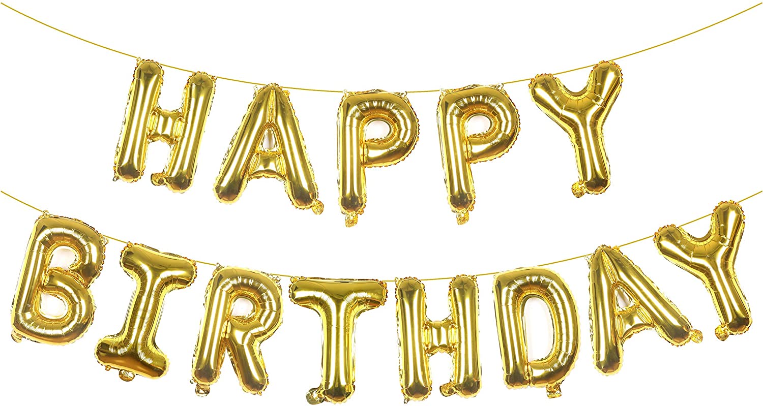 Happy Birthday Banner - Sydney Balloon Kingdom