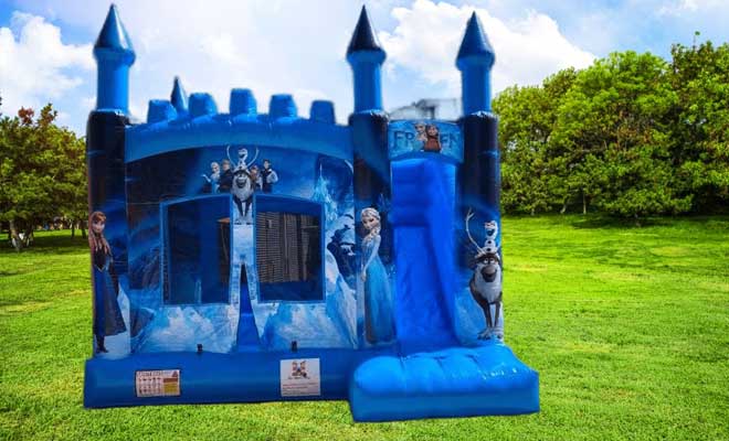 frozen jumping castle